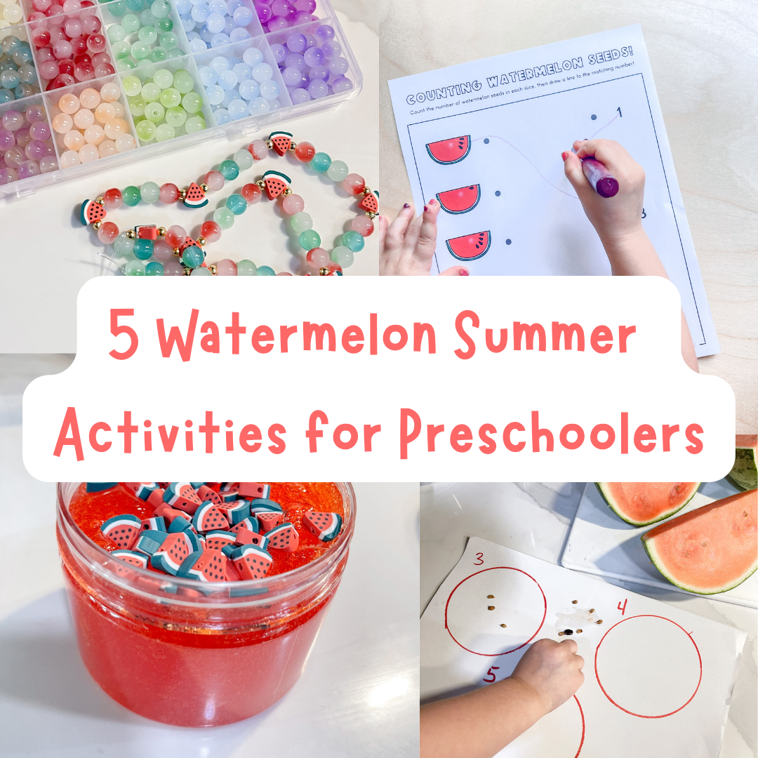 5 Fun & Free Summer Watermelon Activities for Preschoolers